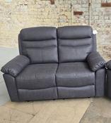 Byrne Fabric Recliner 2 Seater - Charcoal image