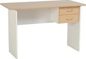 Jenny 2 Drawer Desk - Beech White image