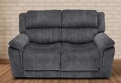 Washington Fabric 2 Seater Power Recliner Sofa - Dark Grey
