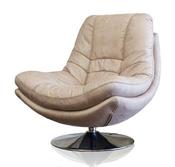Axis Fabric 1 Seater Recliner Swivel Chair - Light Grey