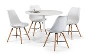 Blanco Round Pedestal Table - White image