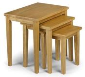 Cleo Nest of Tables - Natural Oak image