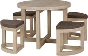 Cambourne Stowaway Dining Set - Sonoma Oak Effect Veneer image