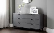 Chloe 6 Drawer Chest - Storm Grey image