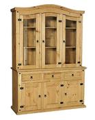 Corona Buffet + Hutch, 3 Door + 3 Drawers