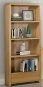 Curve Oak Tall Bookcase