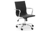 Gio Office Chair - Black &amp; Chrome image