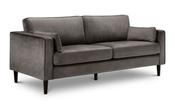 Hayward Fabric 3 Seater Sofa - Grey Velvet image