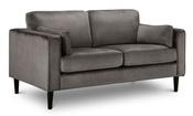 Hayward Fabric 2 Seater Sofa - Grey Velvet image