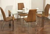 Kansas 1.4m Glass Dining Table image