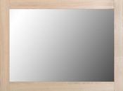 Lisbon Mirror in Light Oak Effect Veneer