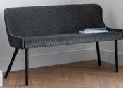 Luxe High Back Bench - Grey image