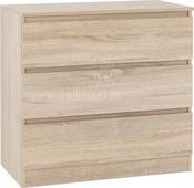 Malvern 3 Drawer Chest - Sonoma Oak Effect image