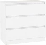 Malvern 3 Drawer Chest - White image