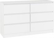 Malvern 6 Drawer Chest - White image