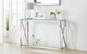 Miami Glass Console Table