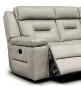 Osbourne Leather 2 Seater Recliner Sofa 2RR - Taupe Grey image