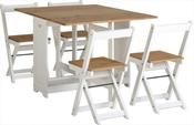 Santos Butterfly Dining Set - White image