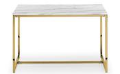 Scala Marble Top Dining Table - Gold image