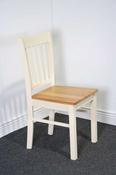 Thames Dining Chair - Cream &amp; Oak