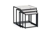 Tribeca Nest of Tables - White Marble