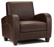 Vivo Leather Armchair - Chestnut image