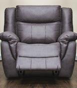 Walton Fabric 1 Seater Recliner Sofa - Dark Grey image