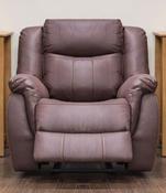 Walton Fabric 1 Seater Recliner Sofa - Brown