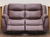 Walton Fabric 2 Seater Recliner Sofa 2RR - Brown