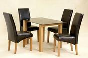 Adina Black Dining Table Small image