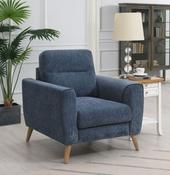 Anderson Fabric 1 Seater - Blue image