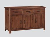 Andorra 3 Door Sideboard - Dark Acacia