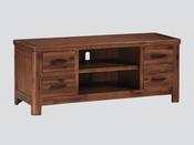 Andorra Straight TV Unit - Dark Acacia  image