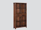 Andorra Tall Bookcase - Dark Acacia