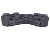 Angelo Sectional Sofa - Grey (3c-Elm-Con-Rec) image