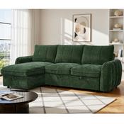 Arlo Fabric Sofa Bed with Storage - Green image