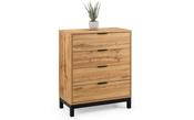 Bali 4 Drawer Chest - Oak image