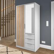 Bali 2 Door Robe Compact 1m - White image