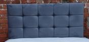 Ballygalley Fabric Double 4ft 6in Cube Headboard 36" - Dark Grey image