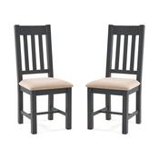 Bordeaux Dining Chair (Set of 2) - Dark Grey image
