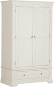 Bordeaux 2 Door Wardrobe 1.12M - Ivory