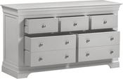 Bordeaux 3+2 Drawer Chest - Pebble Grey image