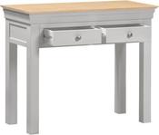 Bordeaux Console Table - Pebble Grey/Oak image