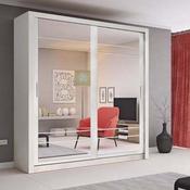 Boston 2 Door Sliding Wardrobe 2.03m - White image