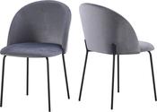 Boston Dining Chair (Box of 4) - Grey Velvet image