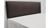 Leatherette Super Kingsize Headboard Short - Brown image