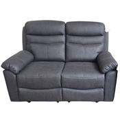 Byrne Fabric Recliner 2 Seater - Charcoal