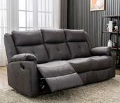 Casey Fabric 3 Seater Sofa with Dropdown Tray - Anchor image