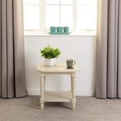 Chantilly Side Table - Antique White