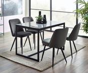 Chicago Dining Table - Smoked Glass image
